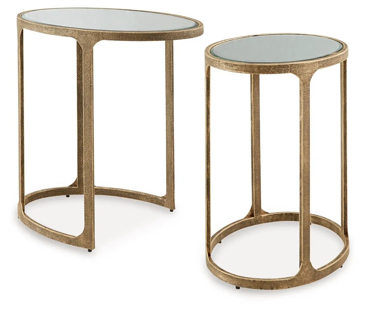 Irmaleigh - Accent Table Set (Set of 2) - Antique Black by Unique Piece Furniture
