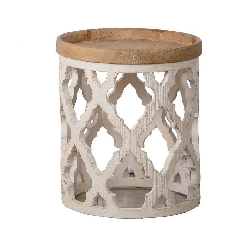 Stylish Rustic Round Wooden Table by Unique Piece Furniture