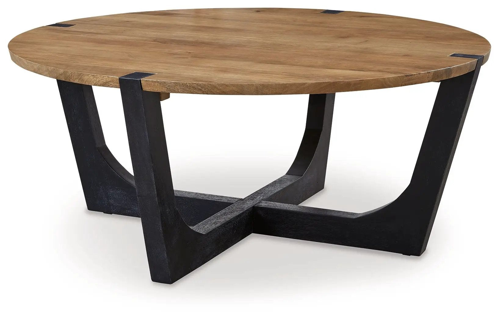 Hanneforth - Round Cocktail Table - Brown by Unique Piece Furniture