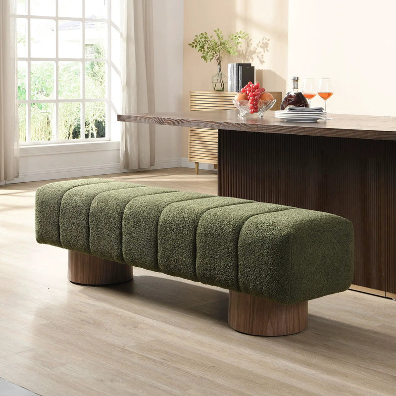 Upholstered Dining Bench For Dining Room by HouseOfZazla