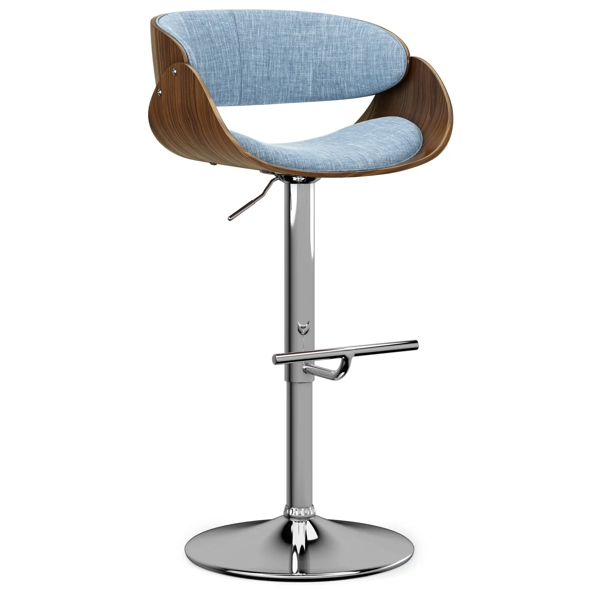 Amery - Mid Century Modern Adjustable Swivel Bar Stool by Unique Piece Furniture
