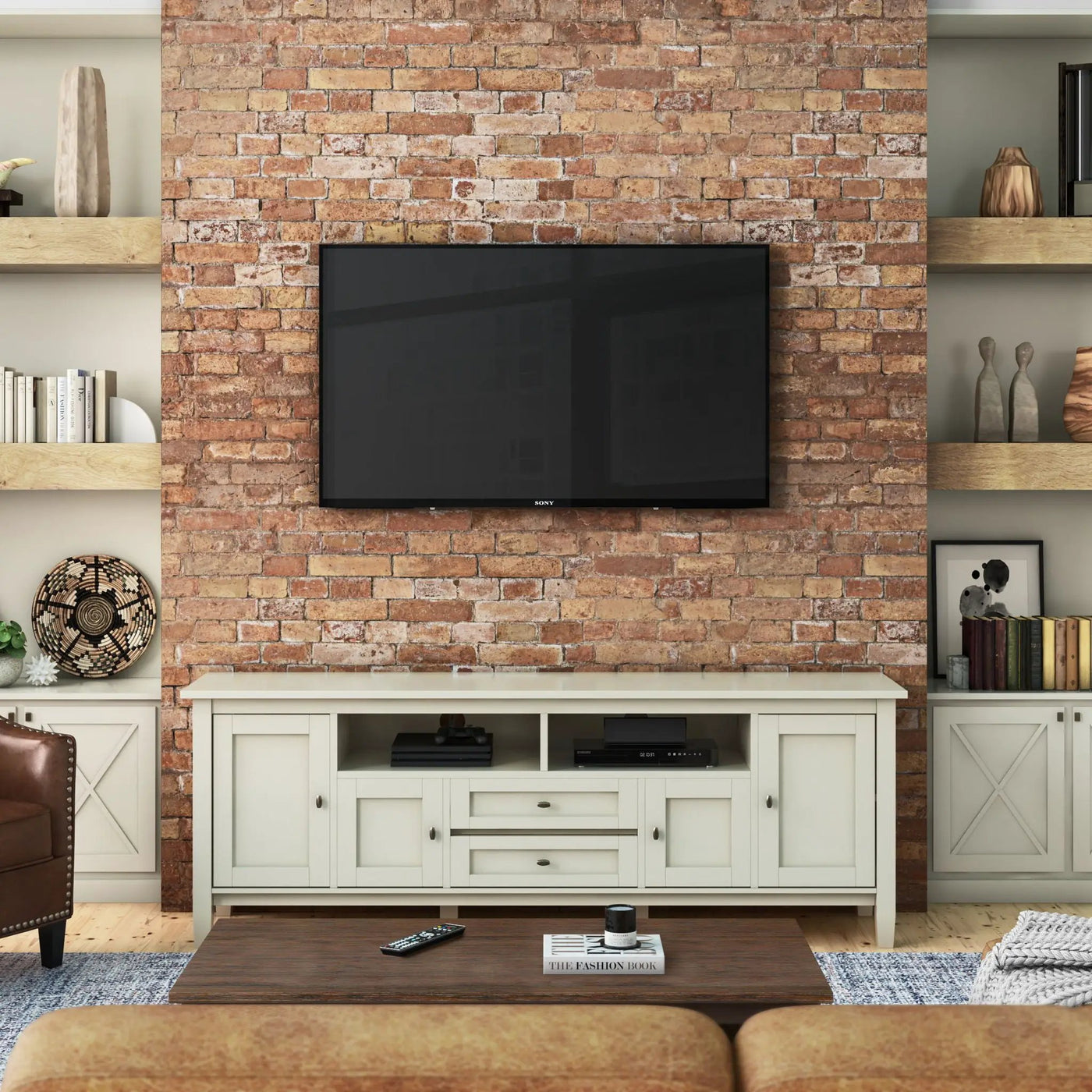 Warm Shaker - Handcrafted TV Media Stand by HouseOfZazla