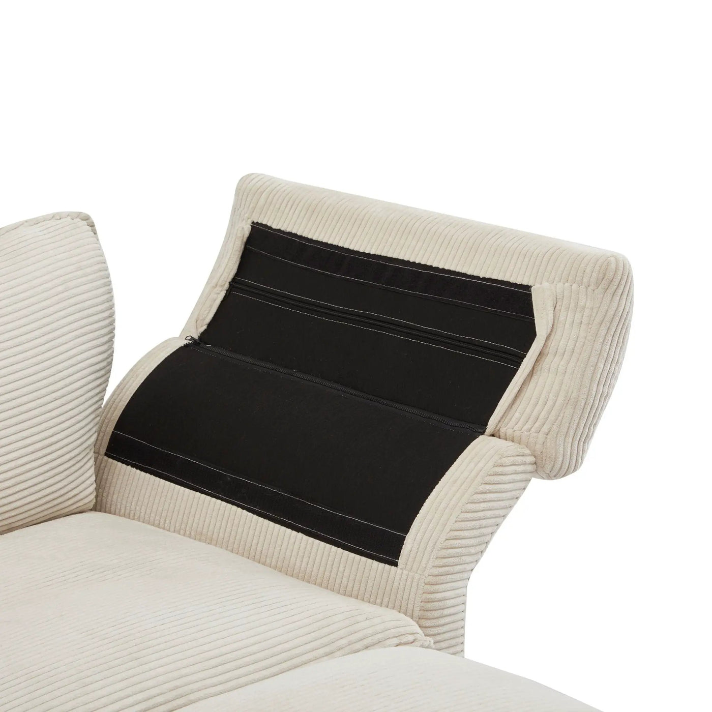Modern Deep Seat Sectional Sofa With Ottoman by HouseOfZazla
