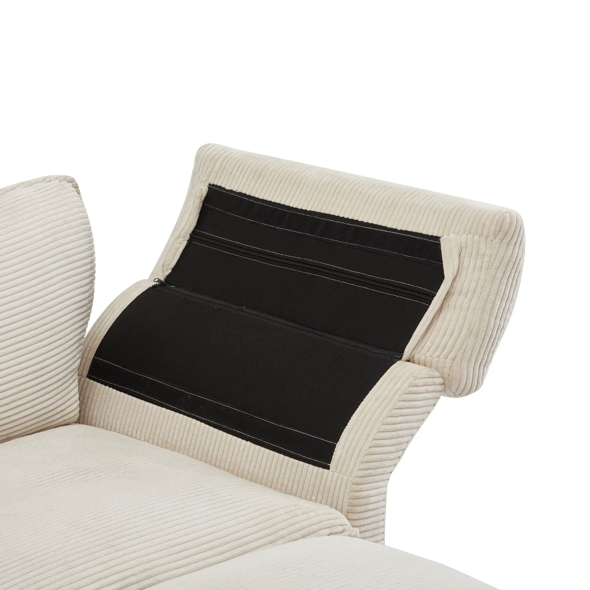 Modern Deep Seat Sectional Sofa With Ottoman by HouseOfZazla