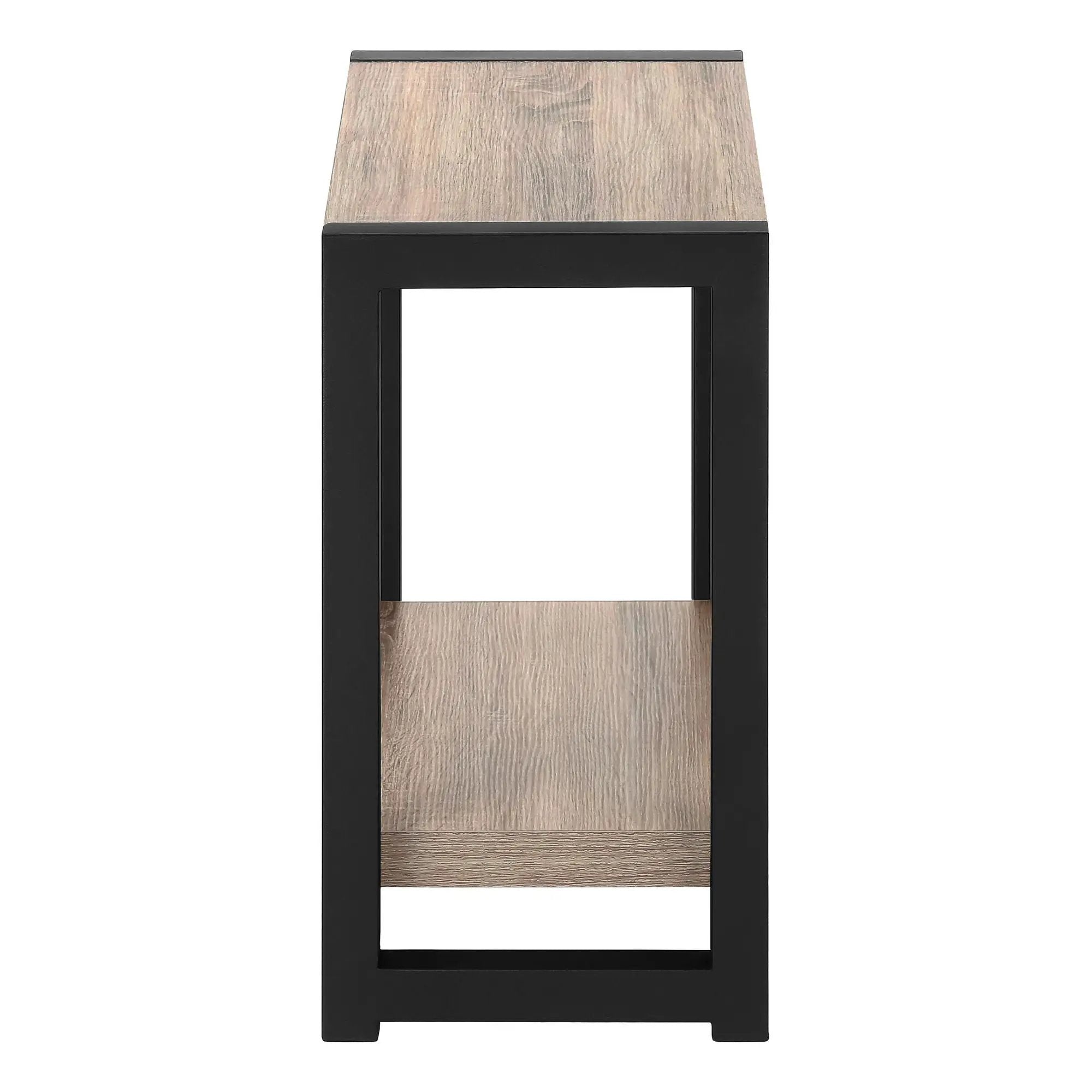 Accent Side Table, Narrow, Small, 2 Tier, Contemporary And Modern by Unique Piece Furniture