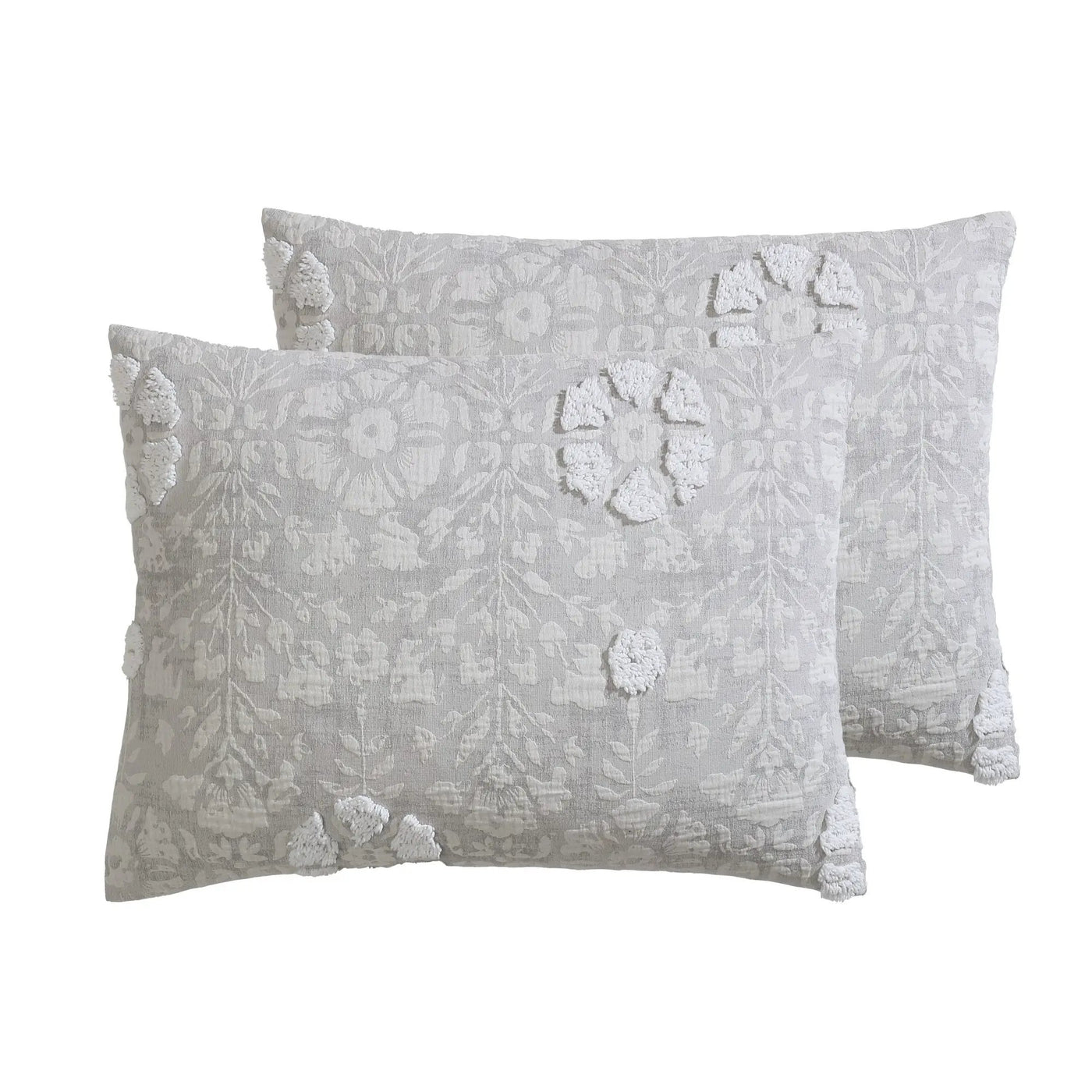 Tacey 5 Pc Textured Woven Jacquard Comforter Set by HouseOfZazla