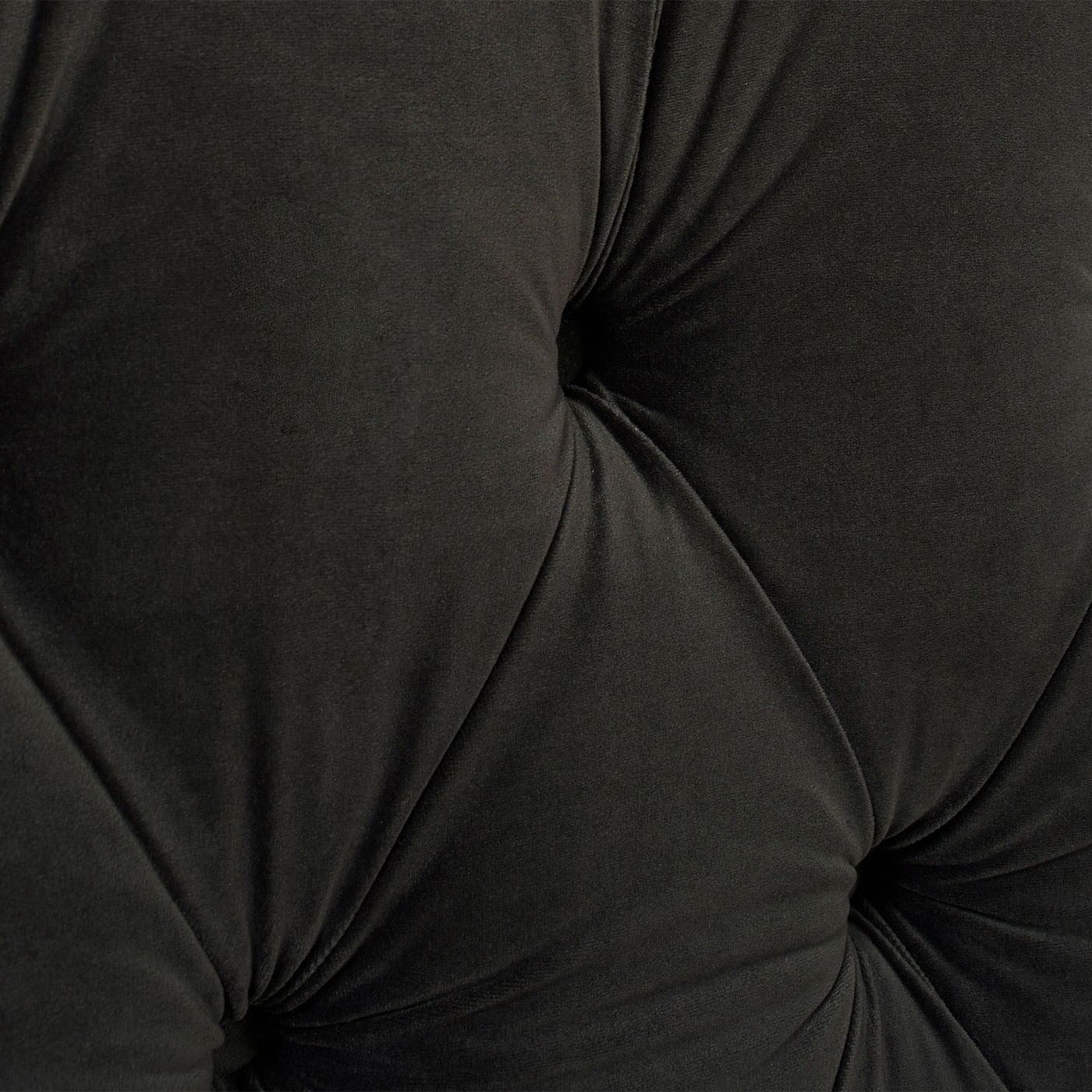David - King Tufted Wingback Bed - Dark Charcoal Gray by HouseOfZazla