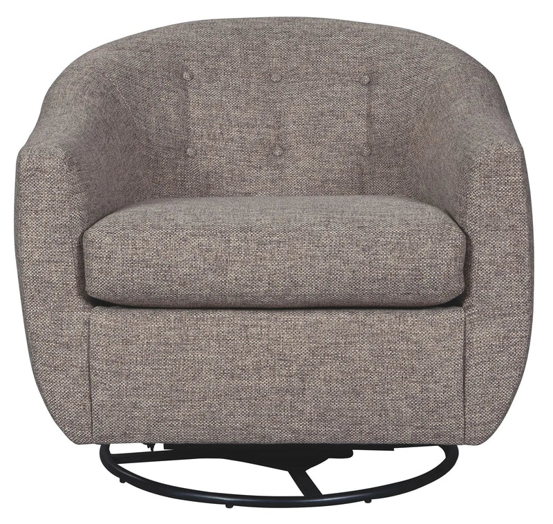 Upshur - Swivel Glider Accent Chair - Taupe by Unique Piece Furniture