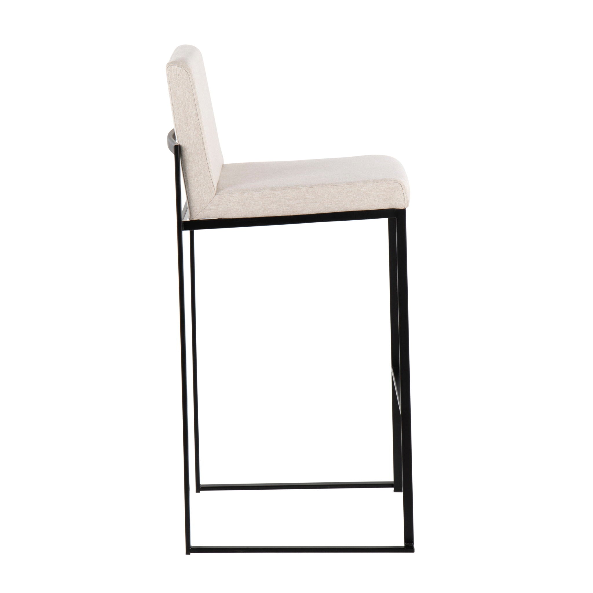 Fuji - Contemporary High Back Barstool Elegant Design by HouseOfZazla