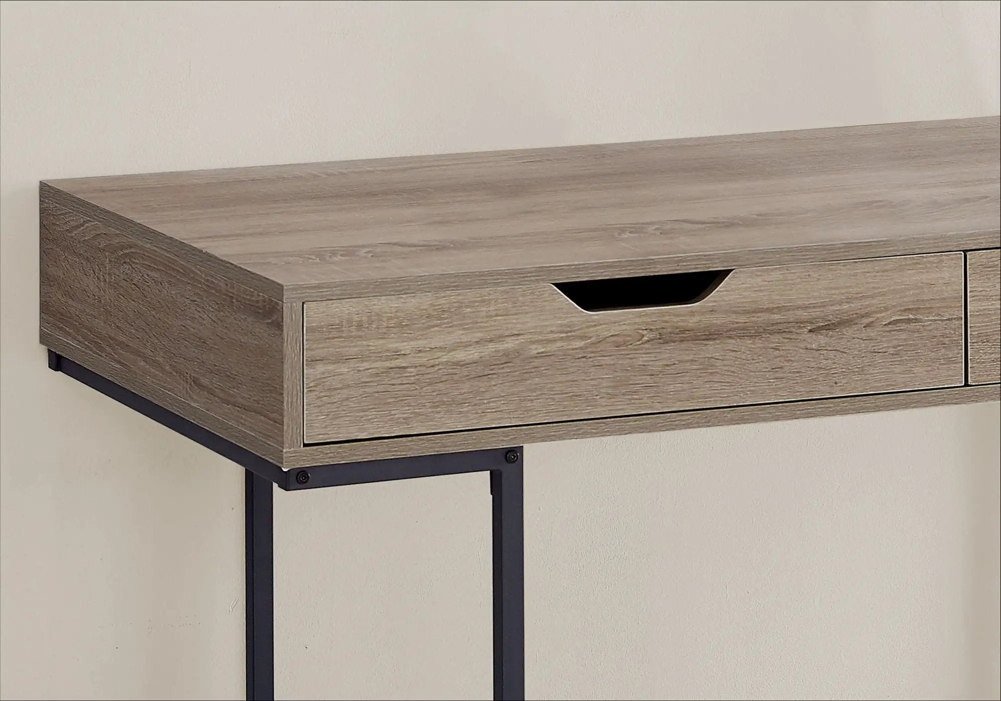 Computer Desk For Home Office, Laptop, Storage Drawers, Contemporary & Modern by HouseOfZazla