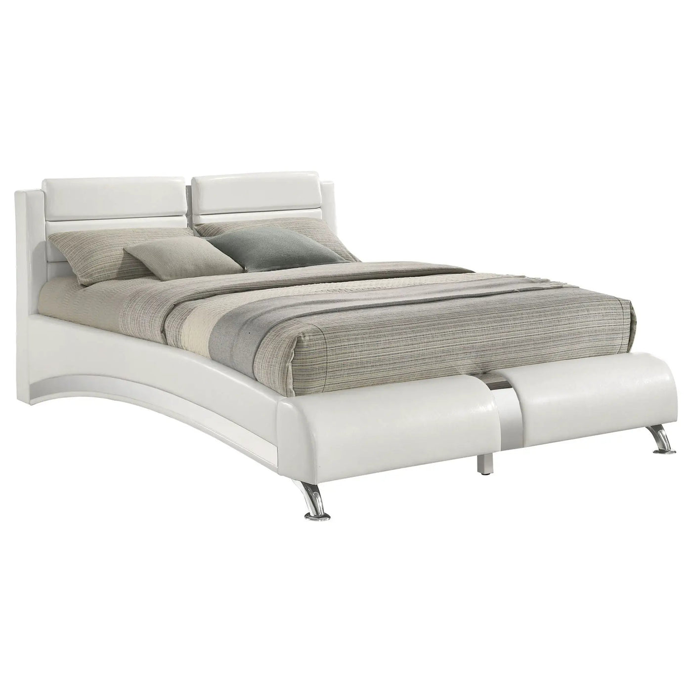 Caledonia - Sleigh Bed With Curved Headboard by HouseOfZazla