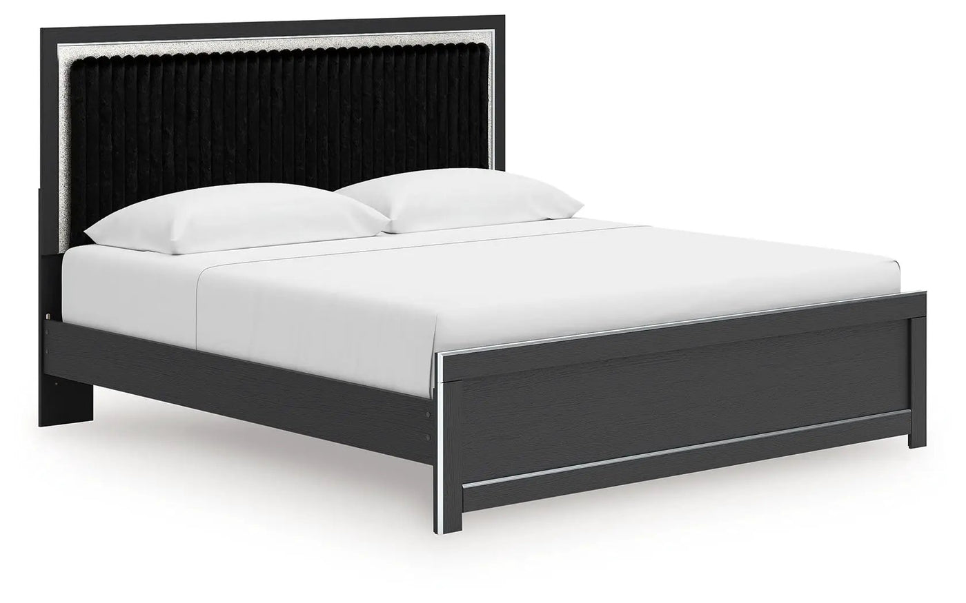 Zuraleus - Upholstered Panel Platform Bed With Roll Slats by Unique Piece Furniture