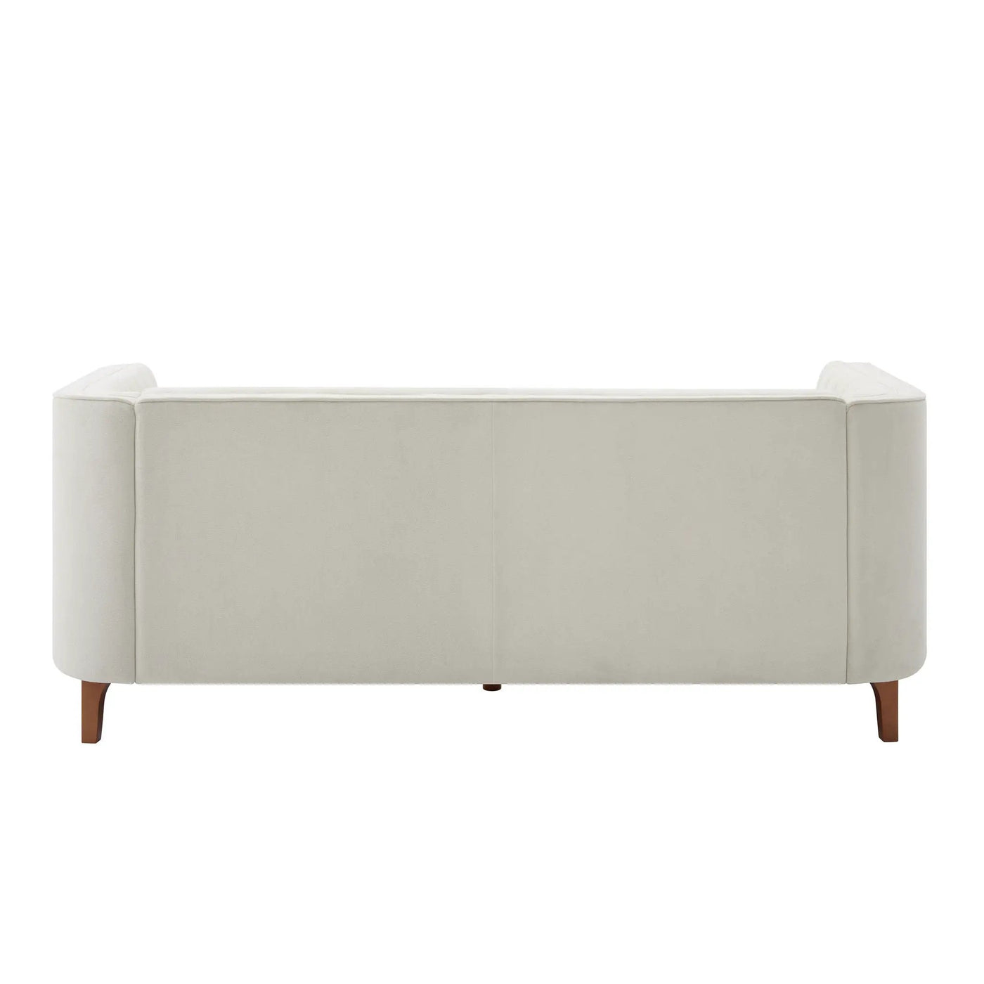 Modern 3 Seater Sofa Upholstered Couch with Curved Armrests by HouseOfZazla