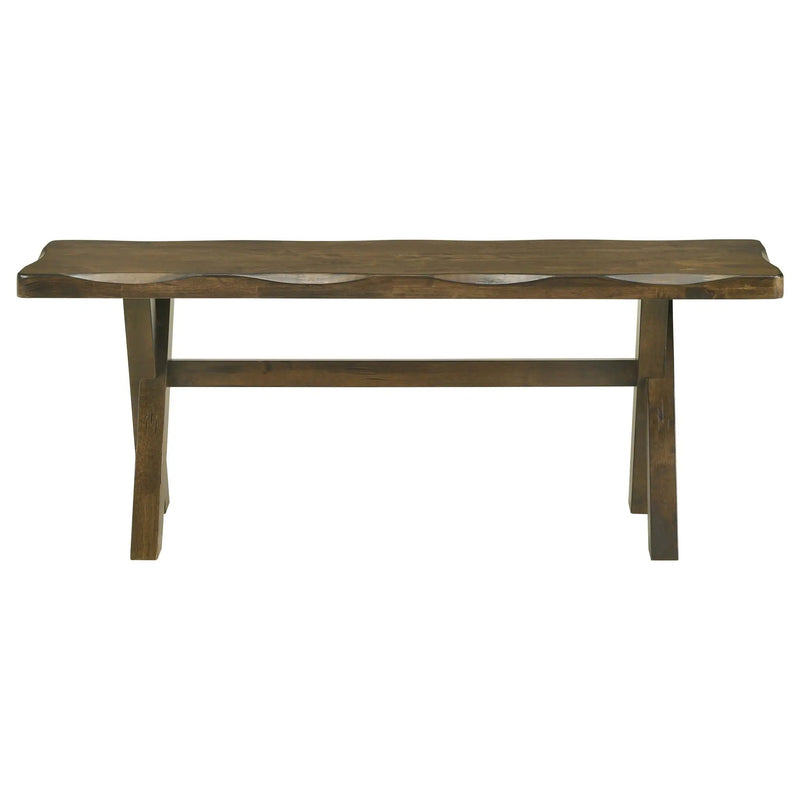 Alston 47-inch Solid Wood Dining Bench Knotty Nutmeg by Unique Piece Furniture