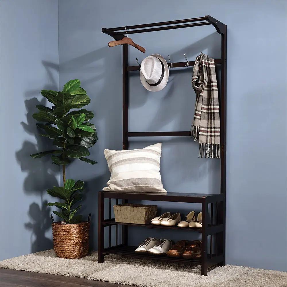 Pieria - Hall Tree - Espresso by Unique Piece Furniture