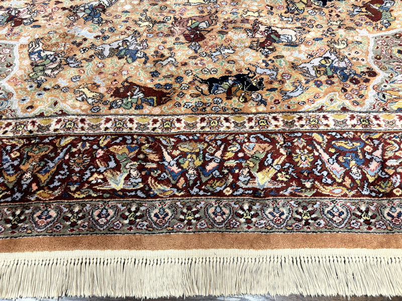 Karastan Rug 10x14 - Persian Hunting #723 - Wool Pile, Vintage by Jewel Rugs