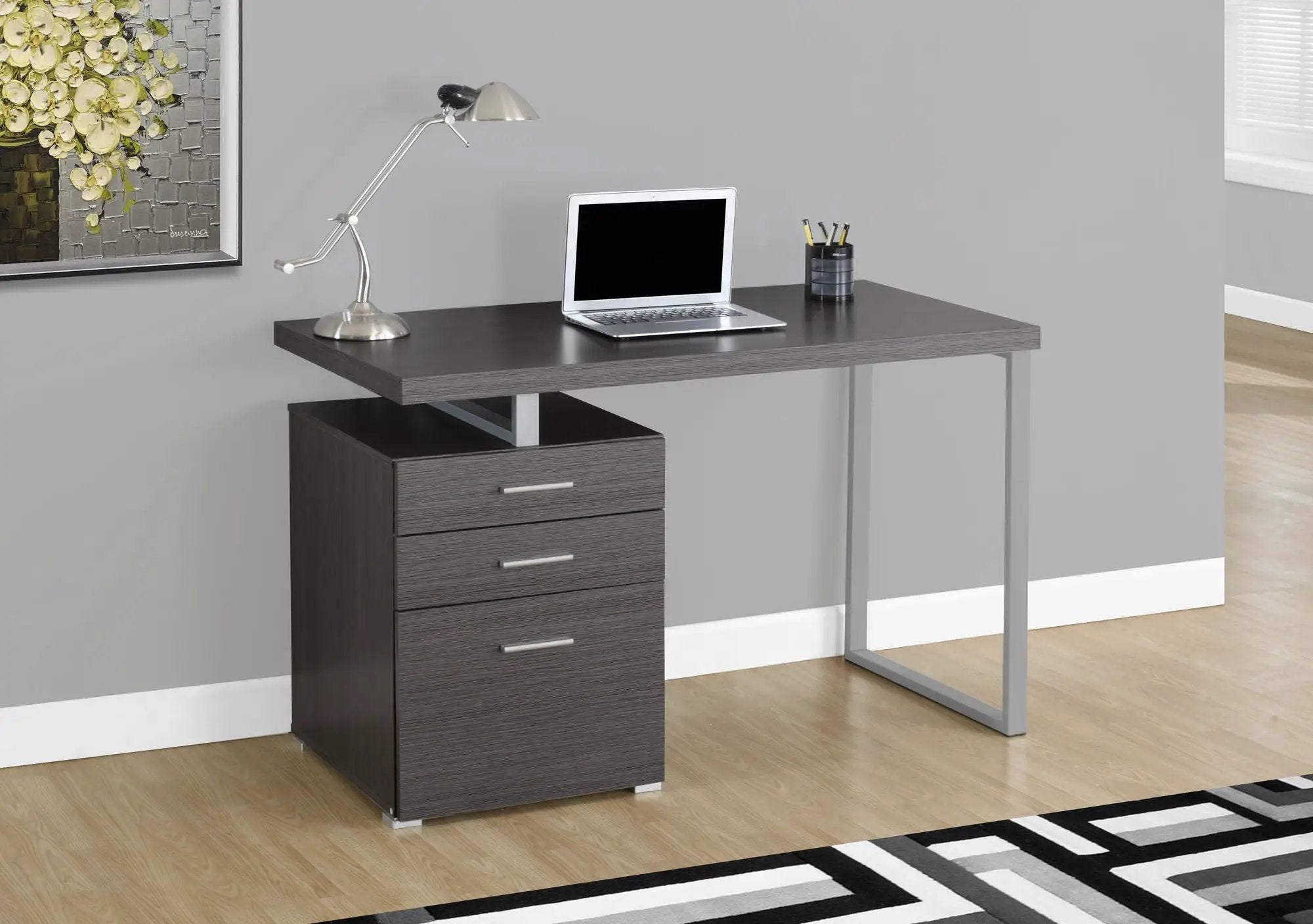 Computer Desk Left Right Set-Up Storage Drawers For Home Office by Unique Piece Furniture