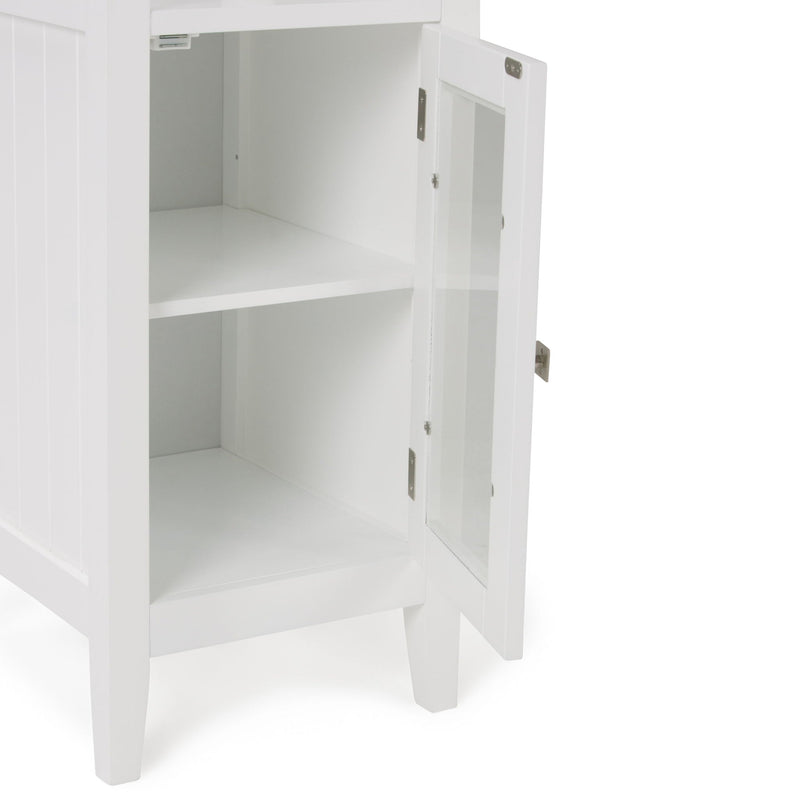 Bath Storage Tower with Adjustable Shelves - Pure White, photo 6 of 10