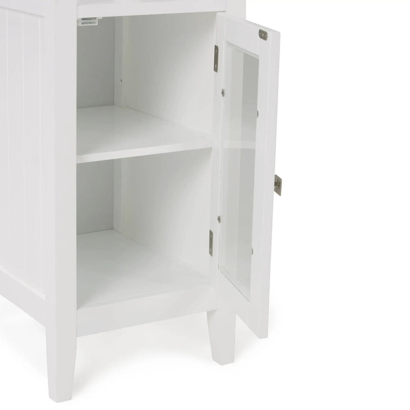 Acadian - Bath Storage Tower - Pure White by HouseOfZazla