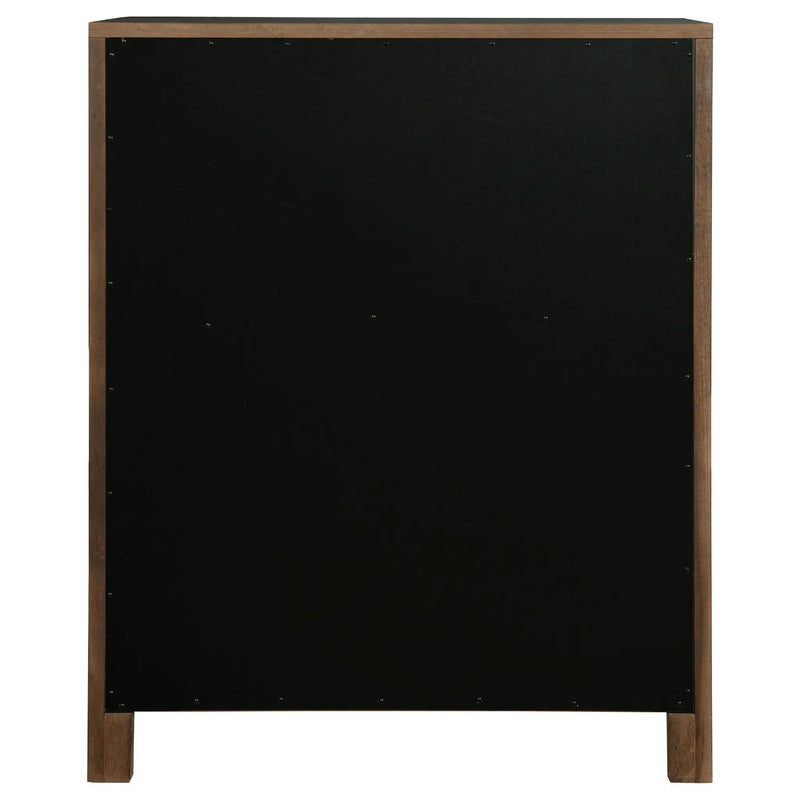 Verona - 5 Drawer Chest With - Walnut