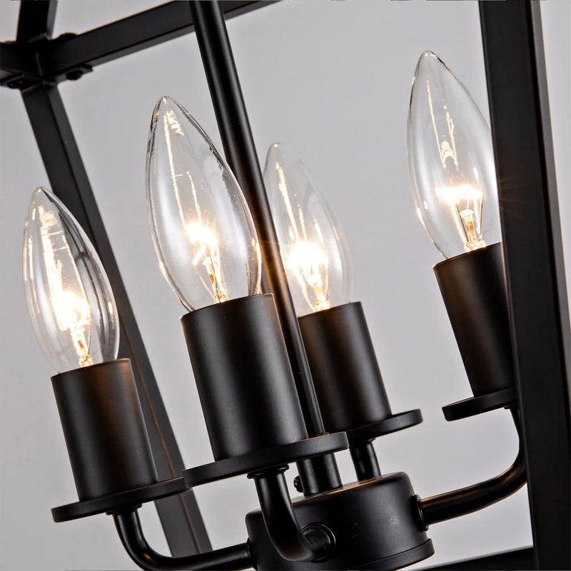Farmhouse Lantern Chandelier 4-Light by HouseOfZazla