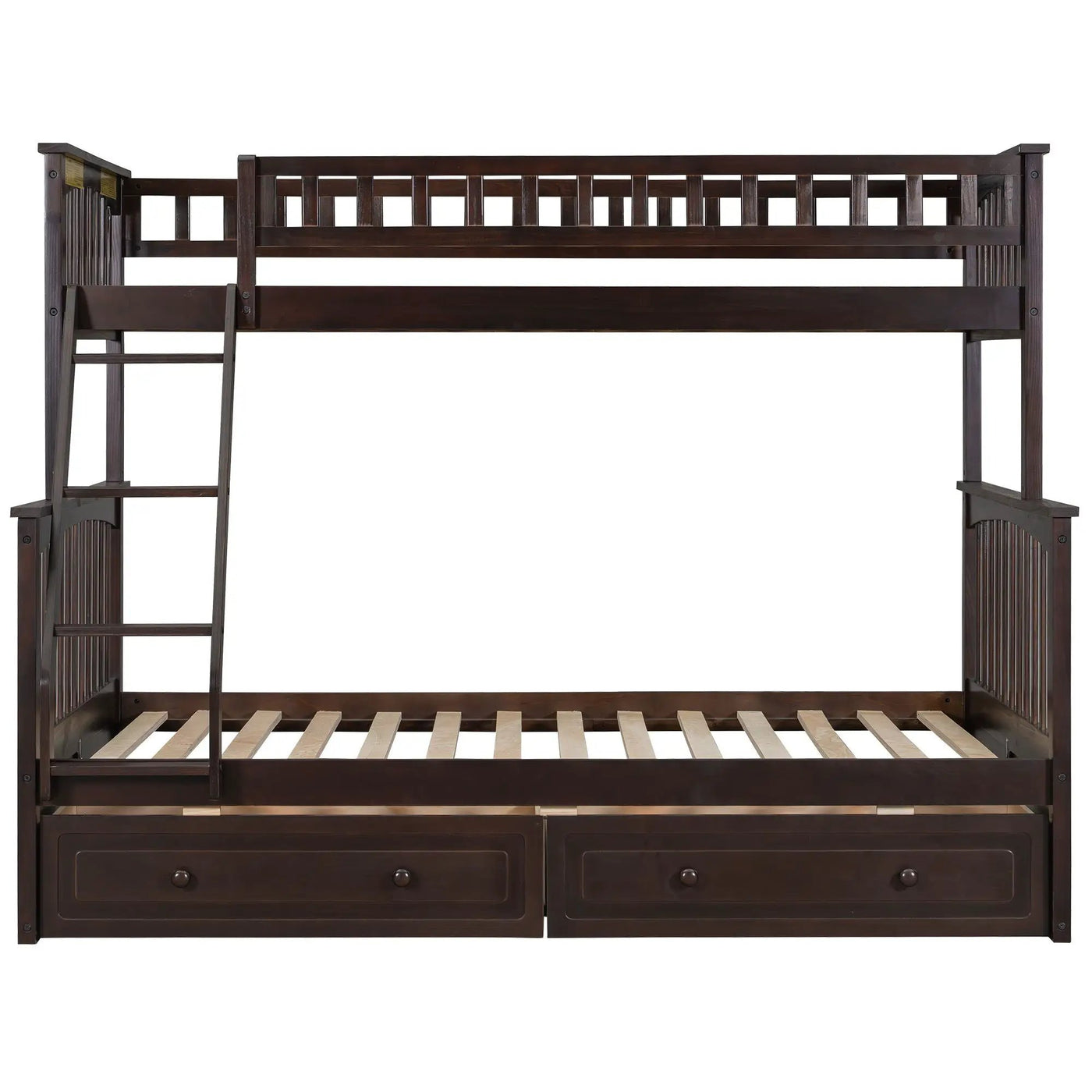 Bunk Bed With Drawers, Convertible Storage Bed by HouseOfZazla