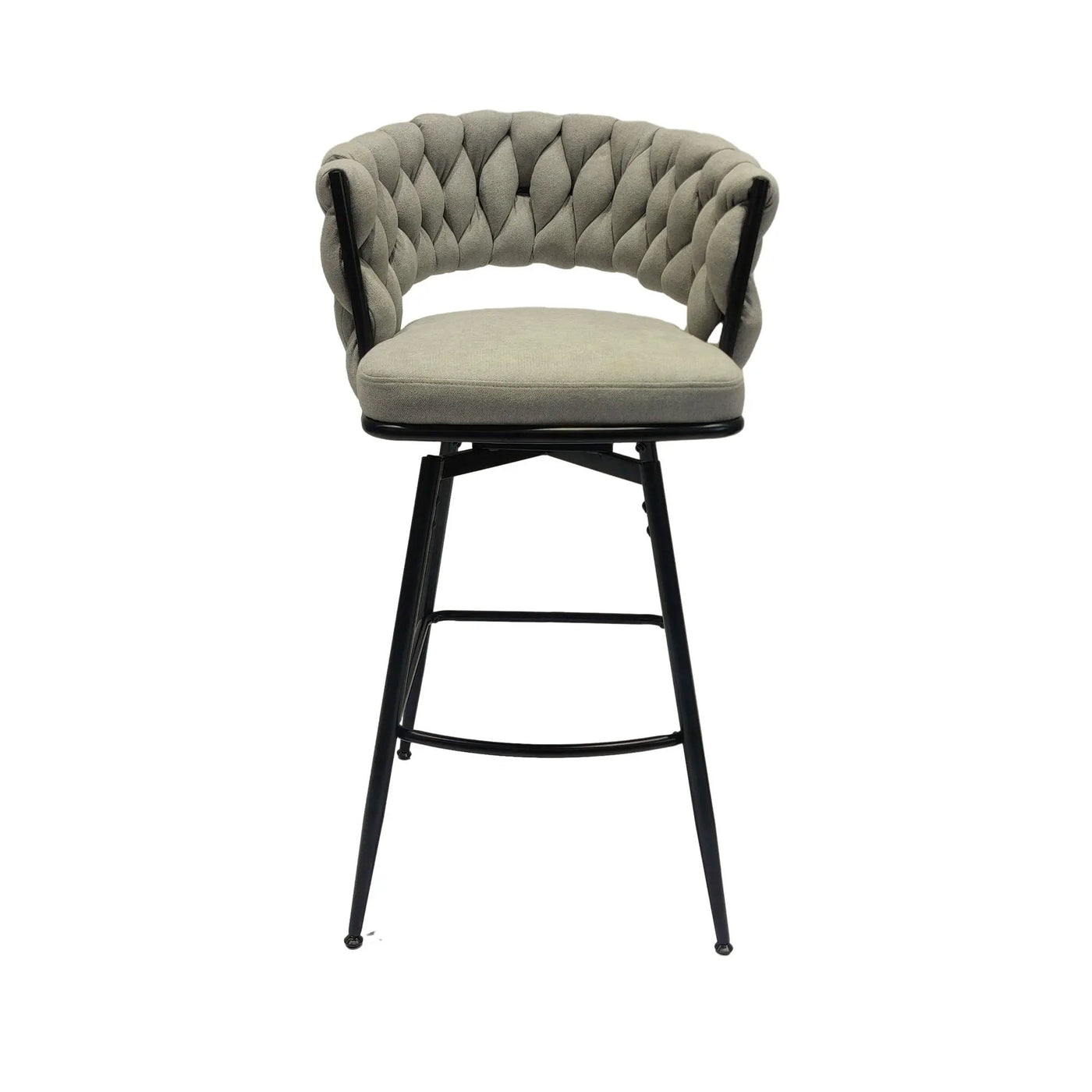 Bar Stool 360 Swivel With Back Footrest by HouseOfZazla