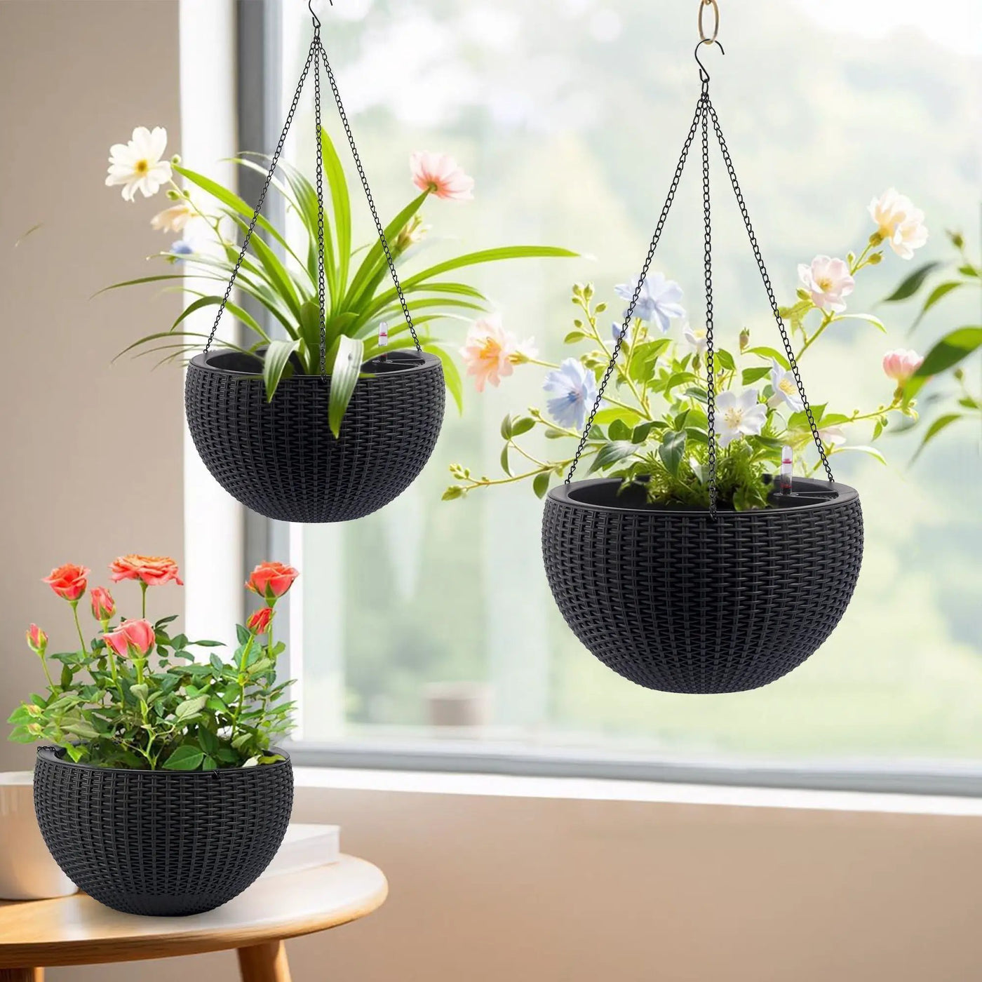 Self Watering Hanging Planter by HouseOfZazla