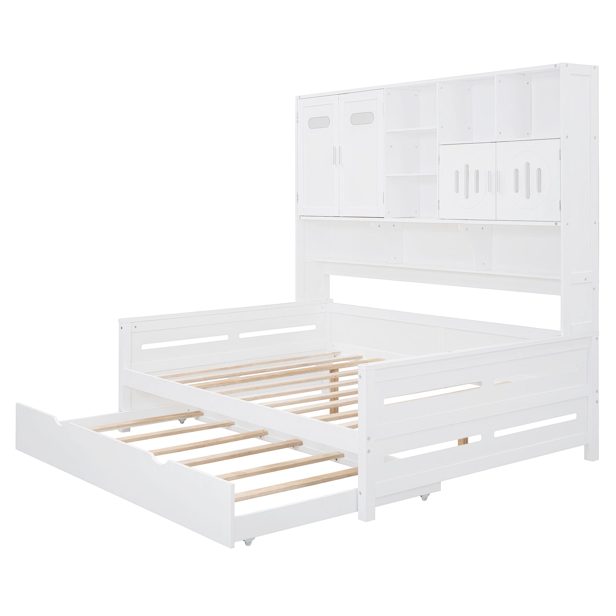 Daybed With All-In-One Cabinet And Shelf by HouseOfZazla