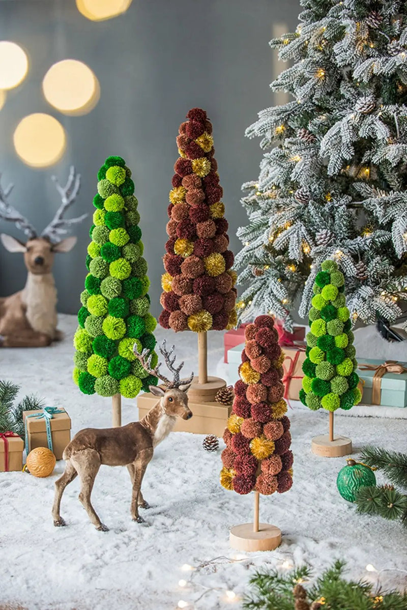 Tall Tree Christmas Table Decor, Coffee by HouseOfZazla