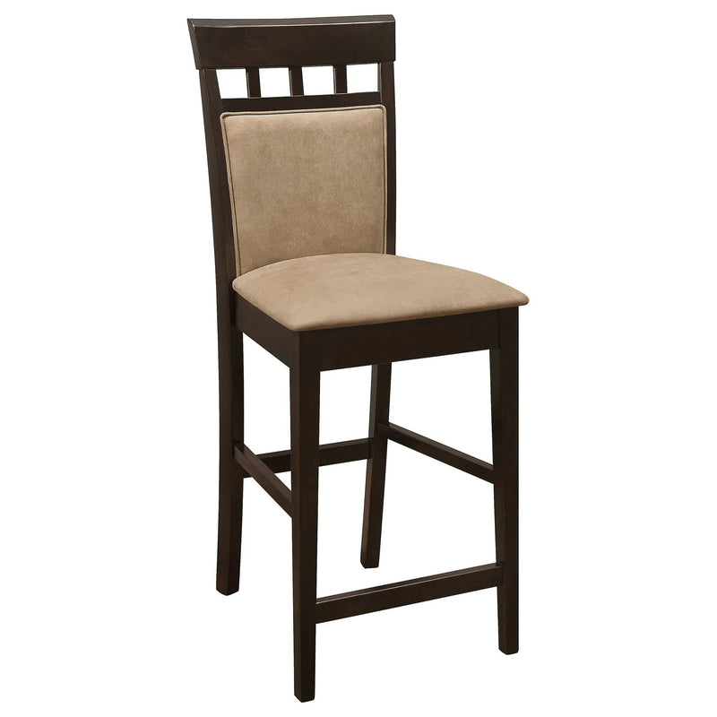 Gabriel Closed Back Counter Chair Cappuccino (Set of 2) by Unique Piece Furniture