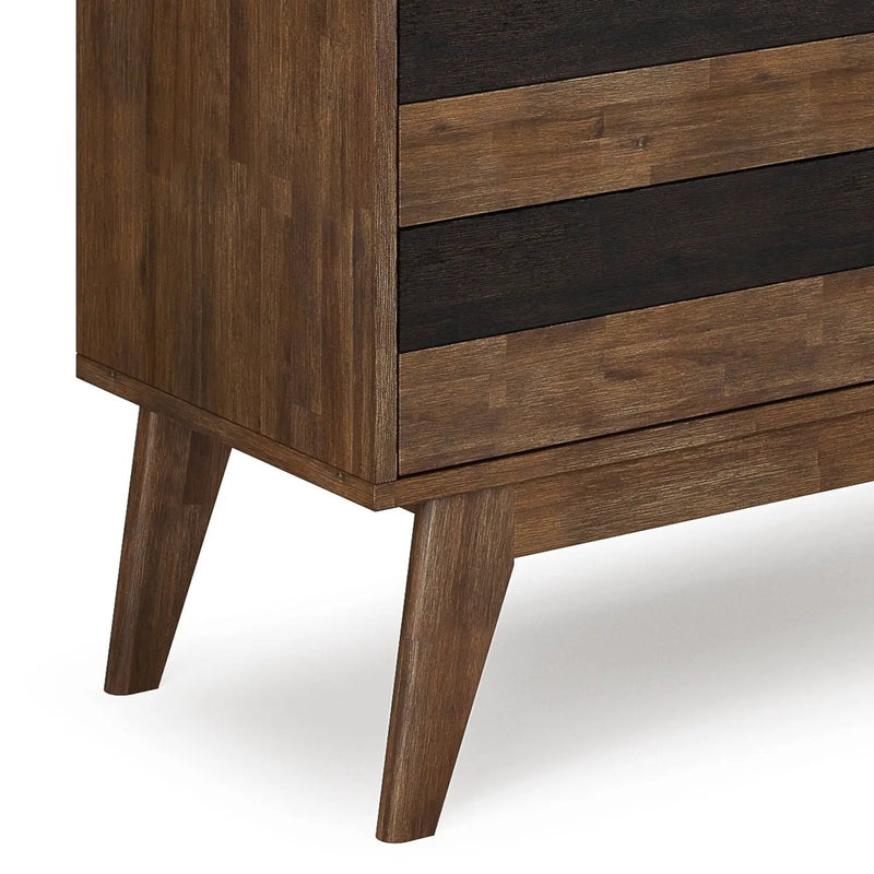 Clarkson - Medium Storage - Rustic Natural Aged Brown by HouseOfZazla