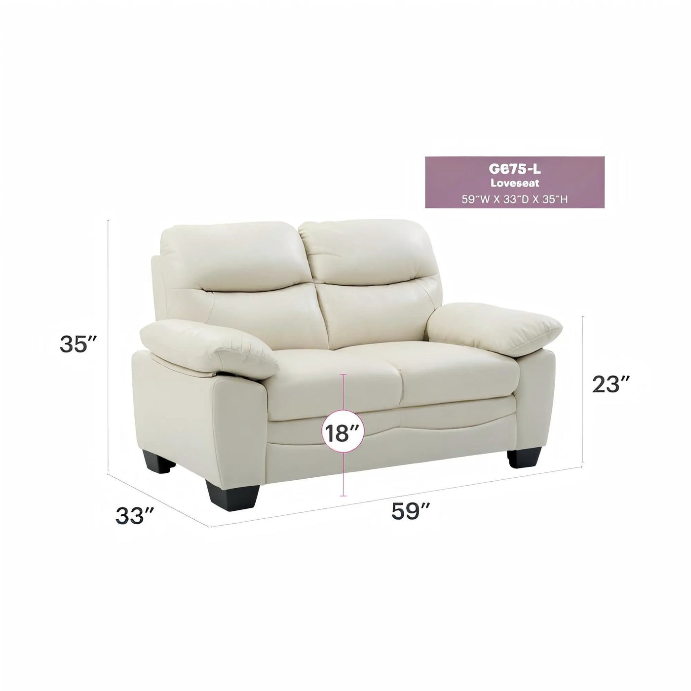 Marta - Loveseat by Unique Piece Furniture