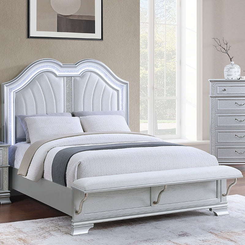 3 Piece Bedroom Set With Elegant Bed, 2 Nightstands by HouseOfZazla