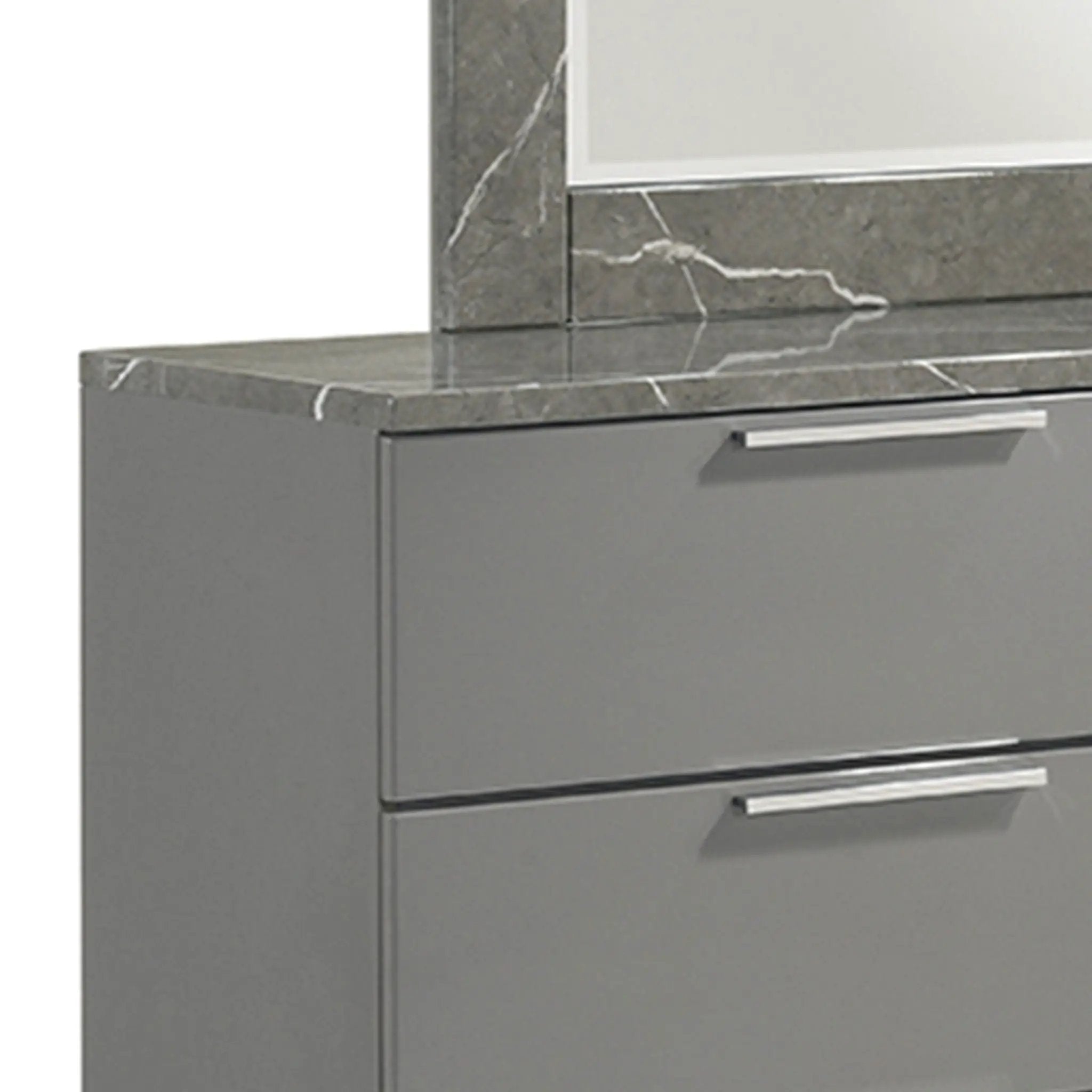 Elara - Dresser With Spacious Drawers - Gray by HouseOfZazla