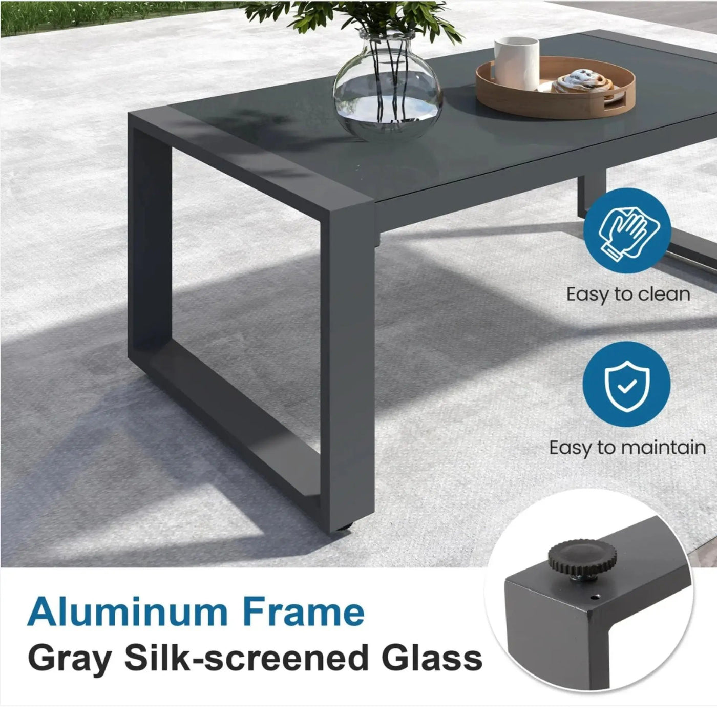 Modern All-Weather Outdoor Coffee Table by HouseOfZazla