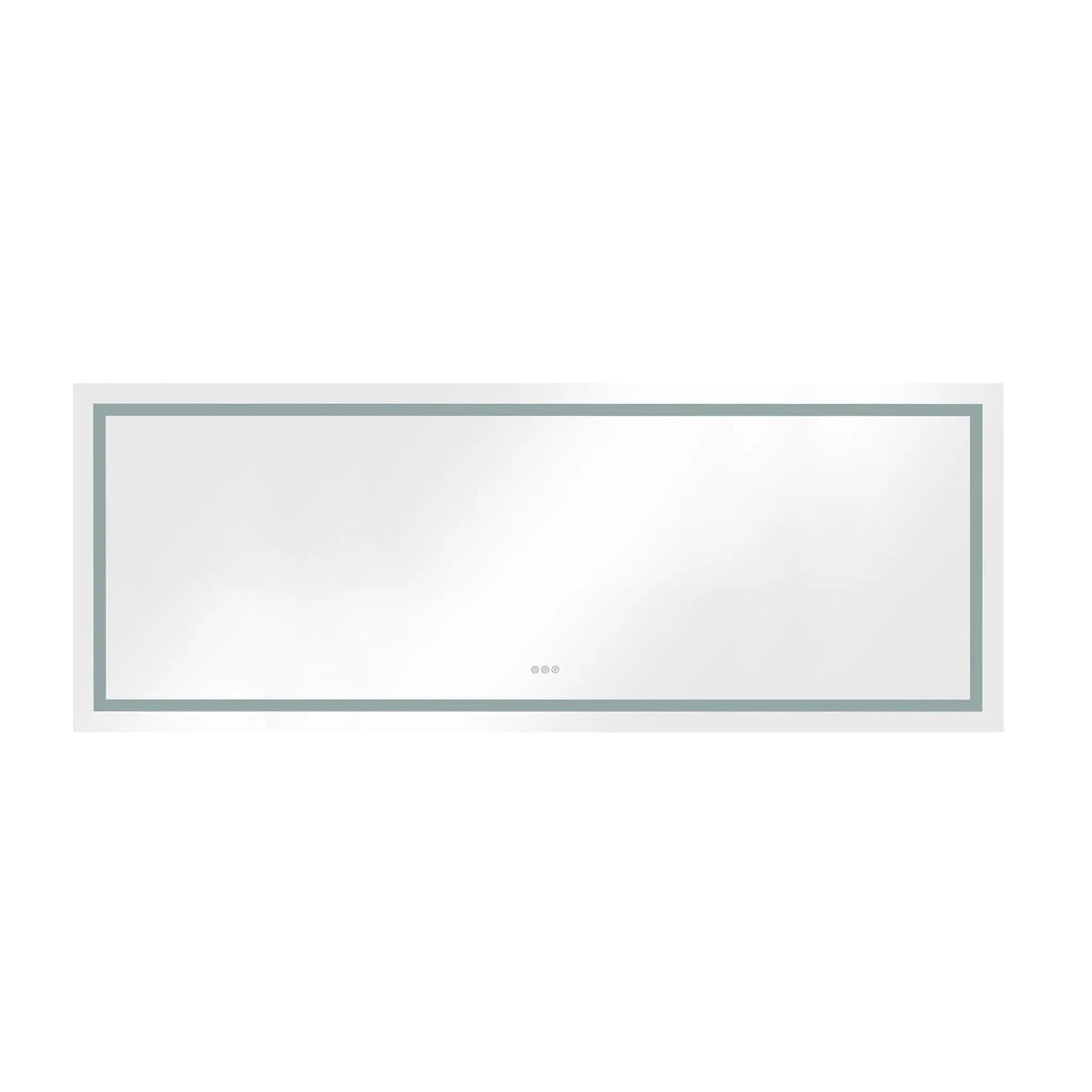 96 x 36 Inch LED Bathroom Mirror with Front and Backlight by HouseOfZazla