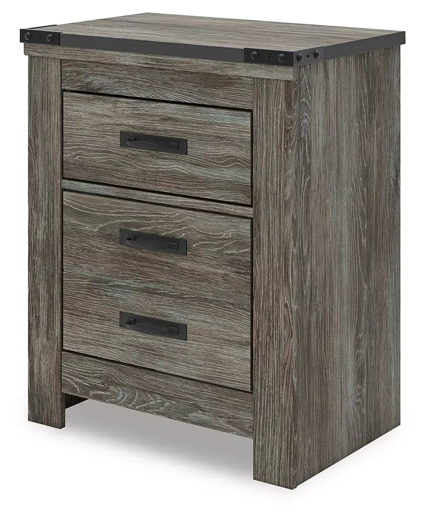 Frandern - Two Drawer Night Stand - Gray by Unique Piece Furniture