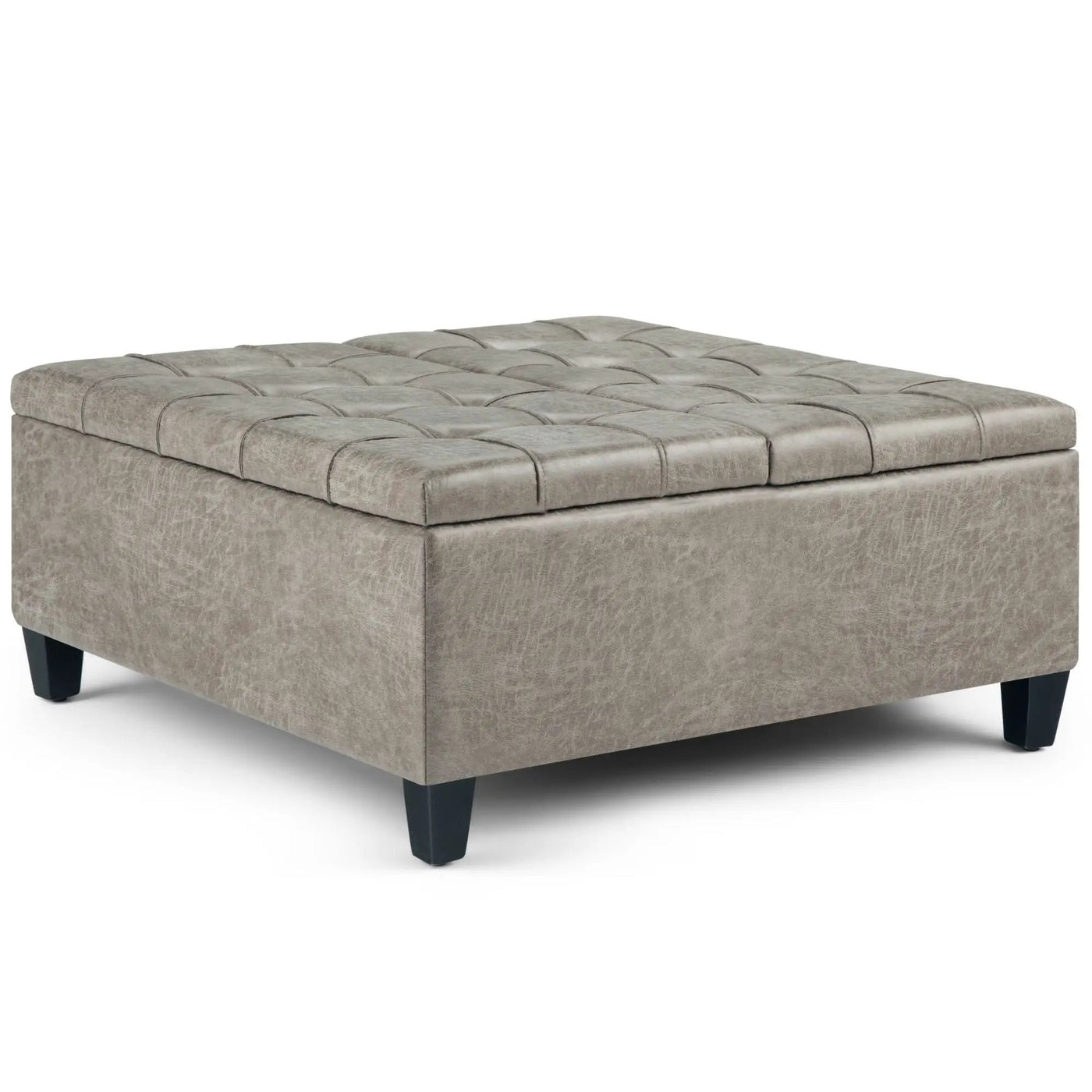 Harrison - Upholstered Coffee Table Storage Ottoman by Unique Piece Furniture