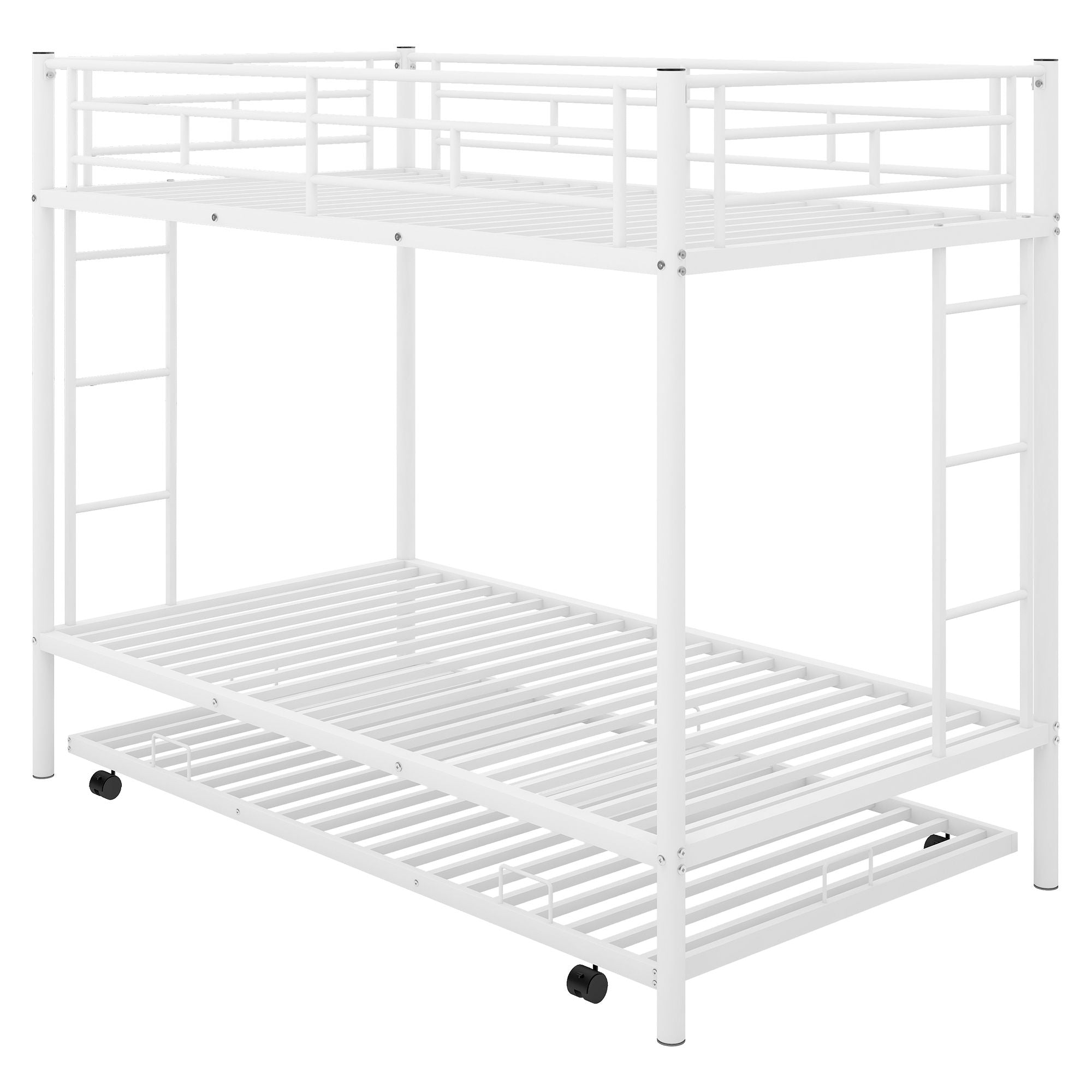 Twin Over Twin Bunk Bed With Trundle by Unique Piece Furniture