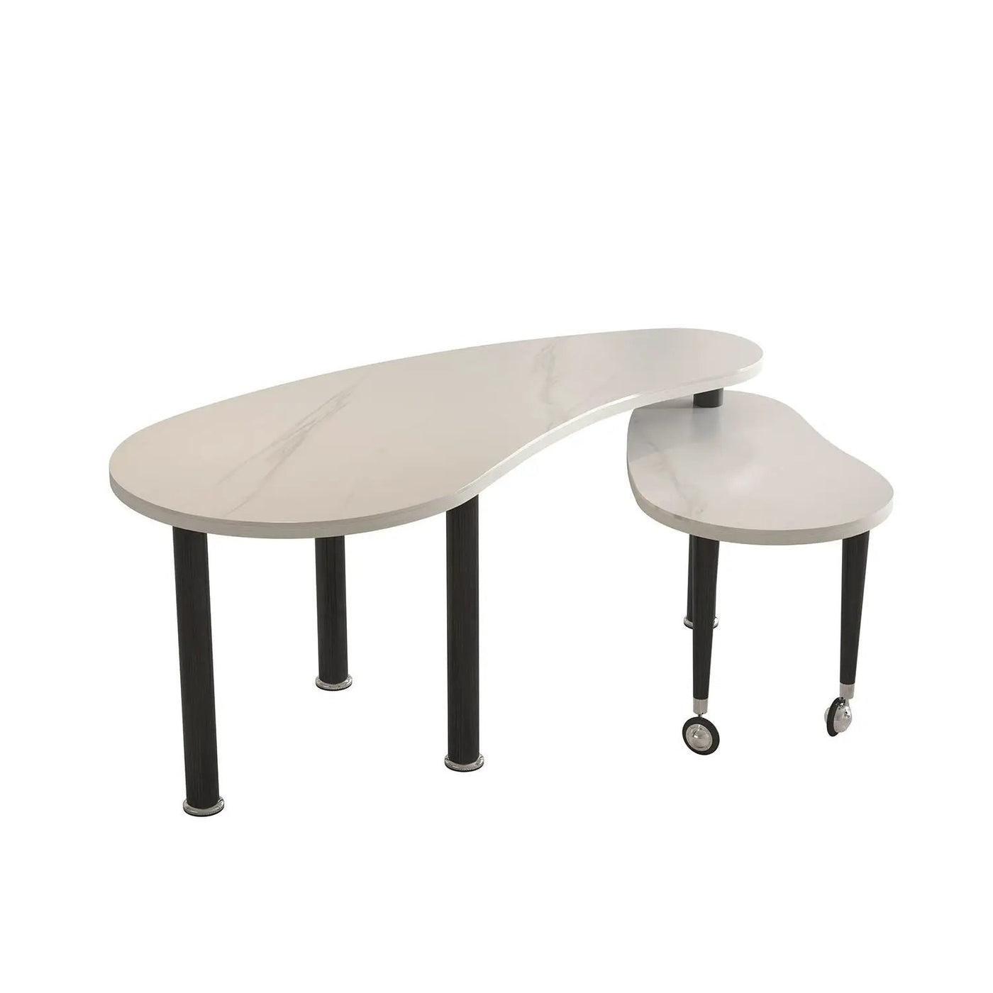 Rotatable Cocktail Table With Solid Legs, 360 Degree Rotating by HouseOfZazla