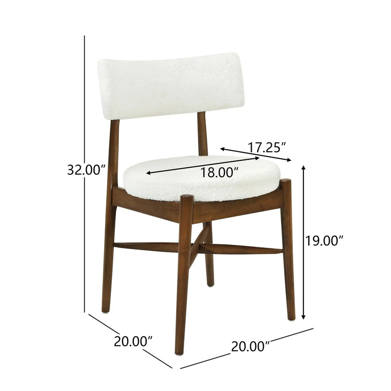 Mid Century Modern Dining Chairs With Unique Design by HouseOfZazla