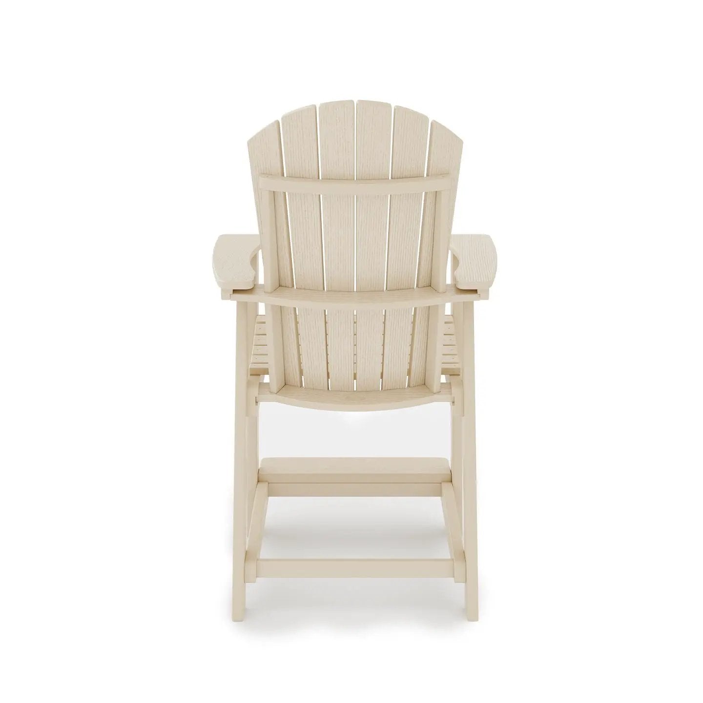 Adirondack Style Counter Chair Stylish HDPE Poly Lumber For Dining, Patio, And Garden Comfort by HouseOfZazla