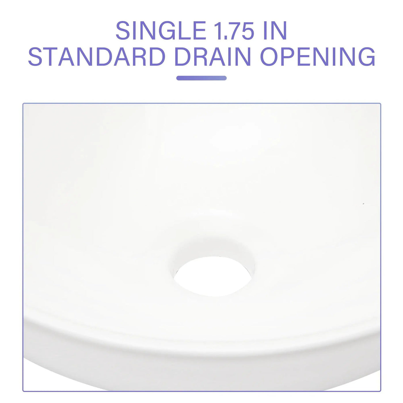 Modern Ceramic Circular Vessel Bathroom Sink by HouseOfZazla