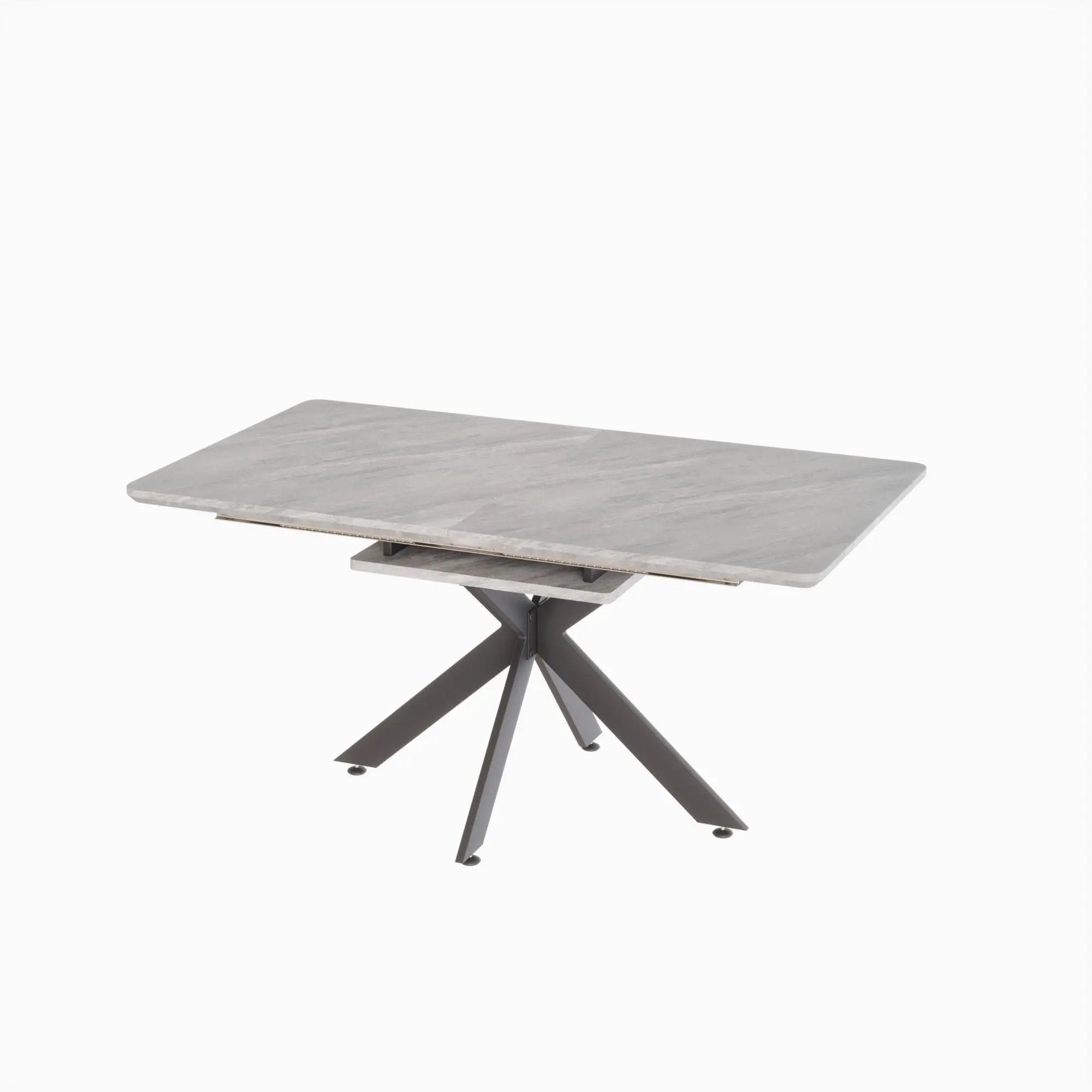 Modern Mid-Century Dining Table Set With Extendable Design by HouseOfZazla