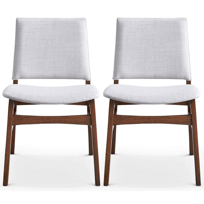 Gusto - Dining Chair (Set of 2) - Brown / Light Gray by HouseOfZazla