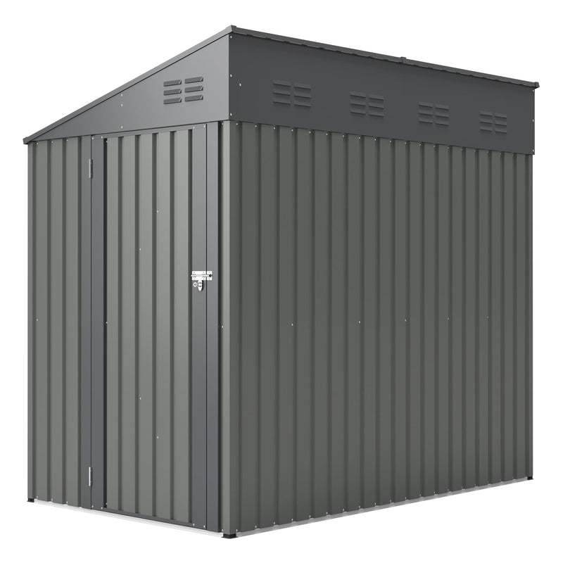 4x7 Foot Lean-To Shed in Olive by HouseOfZazla