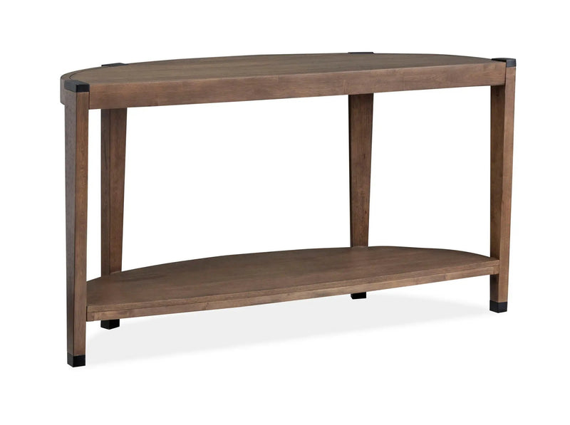 Kaysen - Demilune Sofa Table - Wallaby by Unique Piece Furniture