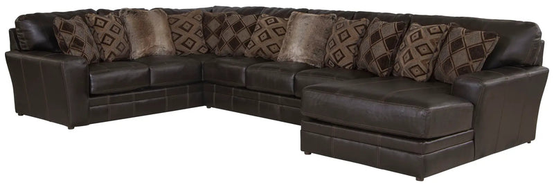 Denali - Italian Leather Match Sectional by Unique Piece Furniture