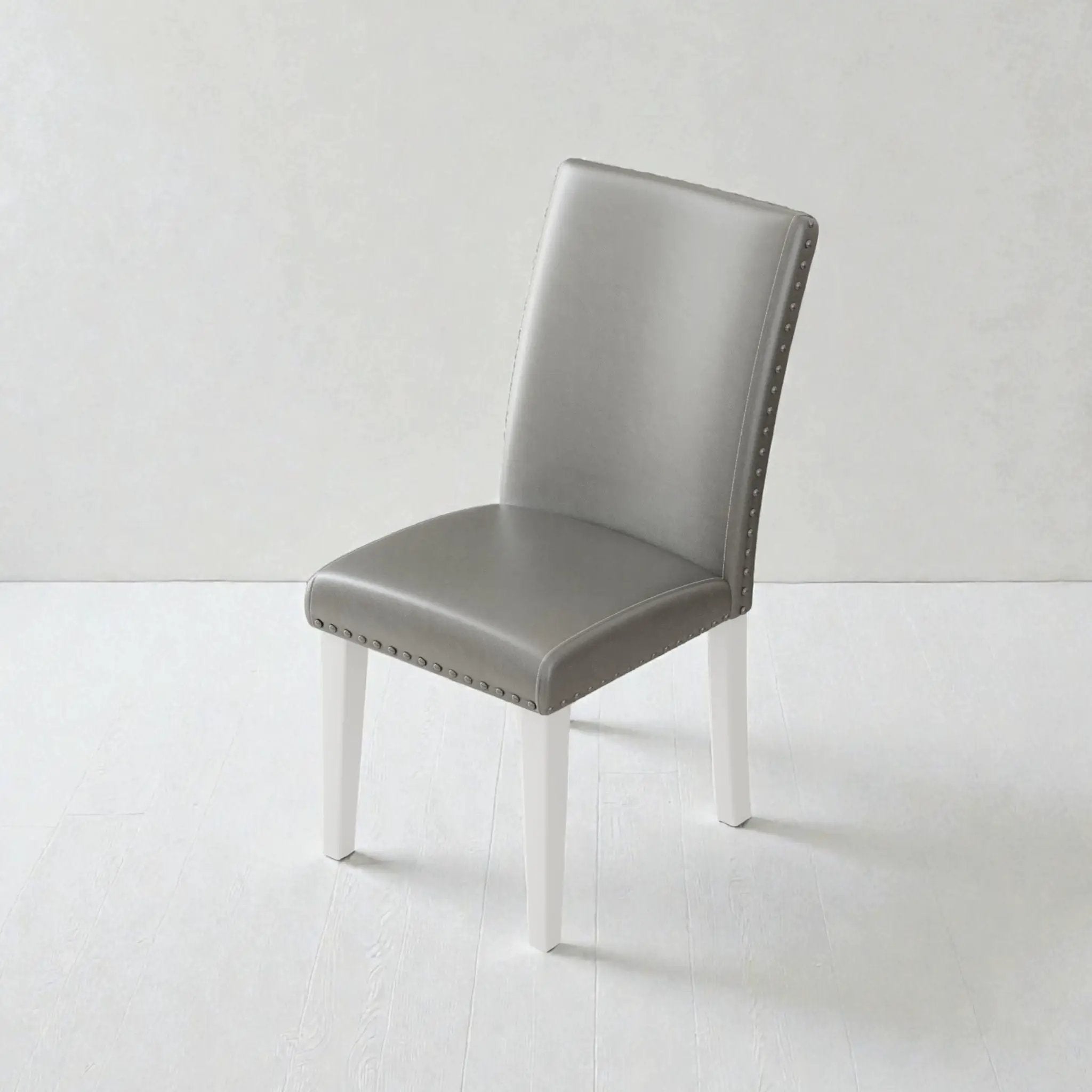 Upholstered Dining Chair With High Back Design (Set of 2)